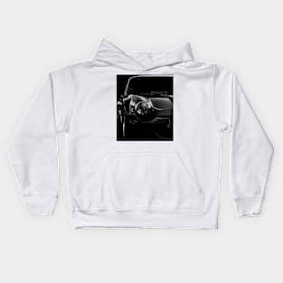 Vintage TVR Monochrome Kids Hoodie